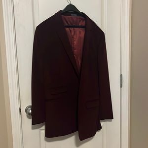 EGARA Suede Suit Jacket